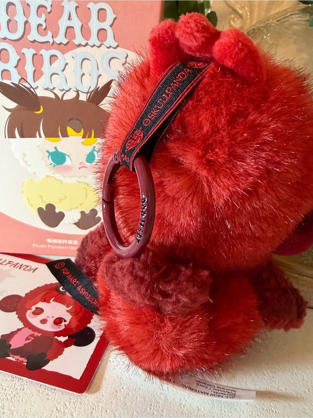 Pop Mart Skullpanda Dear Birds Plush Pendant - Picture 4 of 10